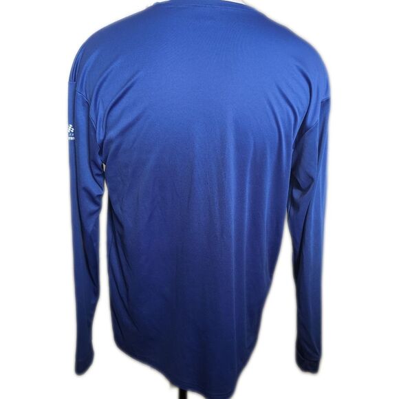 C2 Sport VIAVI Royal blue Dri-Fit polyester long sleeve tee t-shirt, size L - Picture 2 of 8